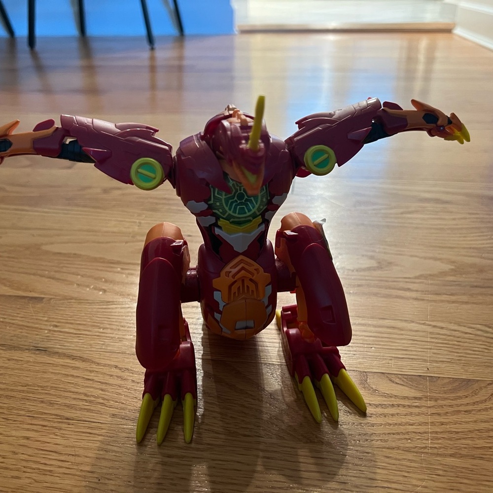 Bakugan Dragonoid Maximus 8-Inch Figure Lights Sounds Battle Planet Working RARE